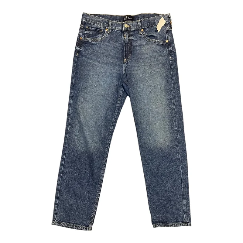 Jeans Straight By Gap In Blue Denim, Size: 12